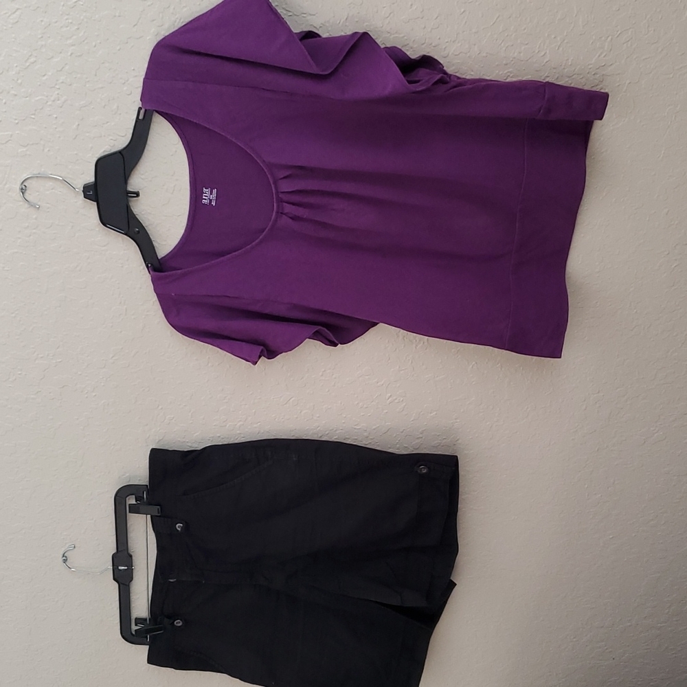 Blouse and short combo
